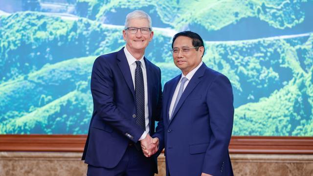 Thủ tướng đề nghị CEO Tim Cook xác định Việt