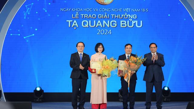 Giải thưởng Tạ Quang Bửu năm 2024: Xướng tên hai