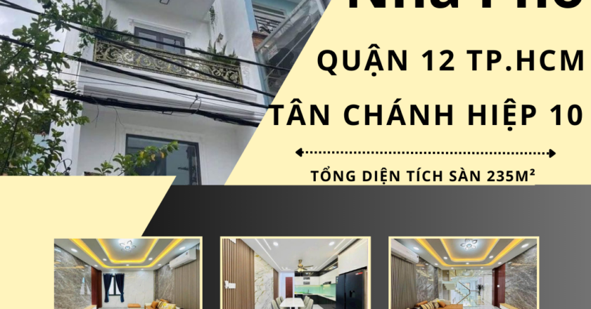 Bán nhà phố mới tinh – khu vip Tân Chánh Hiệp 10, quận 12